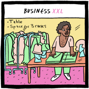 Business XXL (Table + Space for 3 racks)