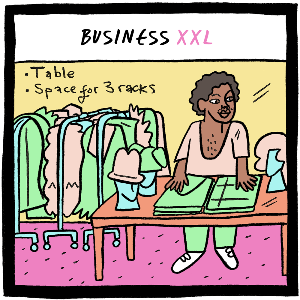 Business XXL (Table + Space for 3 racks) *Naughty Summer 25*