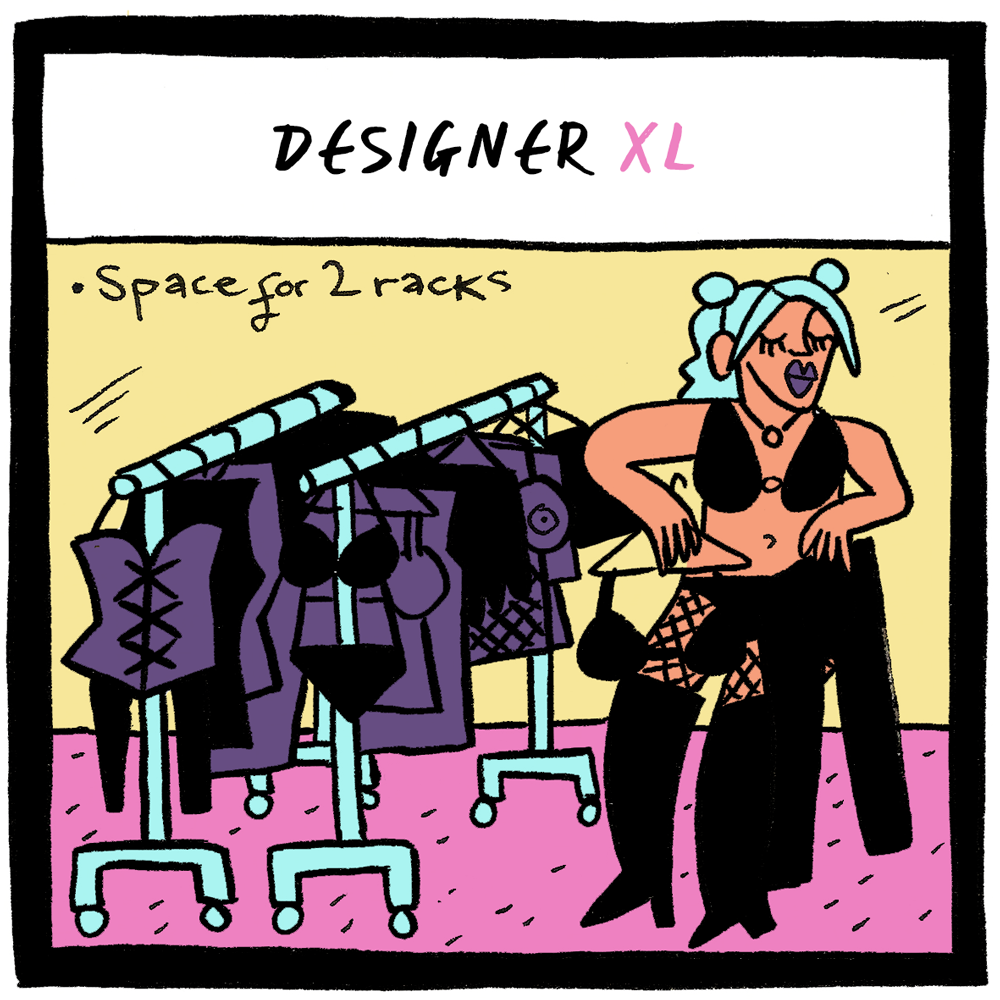 Designer XL (Space for 2 racks) *QWEER SPRING 26*