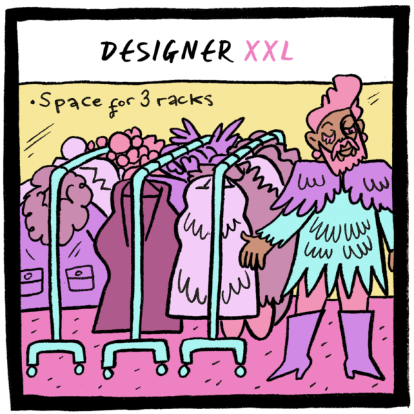 Designer XXL (Space for 3 racks) Naughty Summer 24